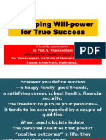 2015Mar28 - Developing Willpower for True Success - VIHE