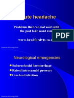 Acute Headache