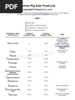 What Can I Feed My Guinea Pig - The Guinea Pig Safe Food List _ the Guinea Pig Blog - Happy Cavy