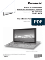 Panasonic Plasma TH42PH9EK Operating Instructions Spanish