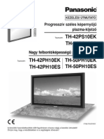 Panasonic Plasma TH42PH10EK Operating Instructions Hungarian