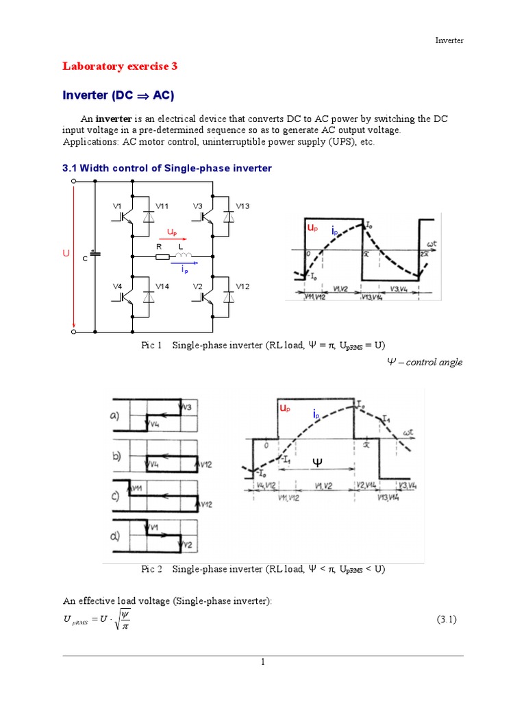 Inverter Experiments | PDF | Power Inverter | Power Electronics