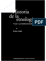 Ángel Palerm Historia de La Etnologia-Tylor y Los Profesionales Britanicos