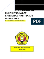 Analisa Strategi Penghematan Energi