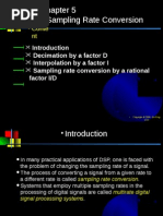 Chap5-Sampling Rate Conversion