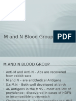 MN Blood Groups