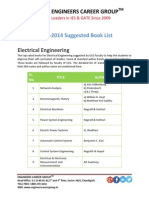 GATE Electrical Book List