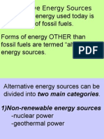 Alternative Energy