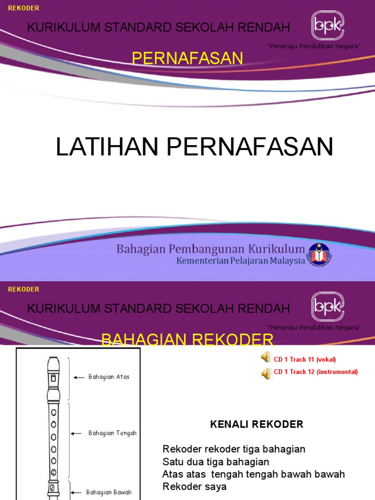 Tahun 3 Rekoder Pengenalan | PDF
