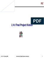 L14: Final Project Kickoff