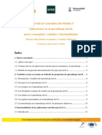 Desarrollo de Contenidos Modulo 5. Aplicaciones en El Aprendizaje Móvil: Marco Conceptual, Variables y Funcionalidades