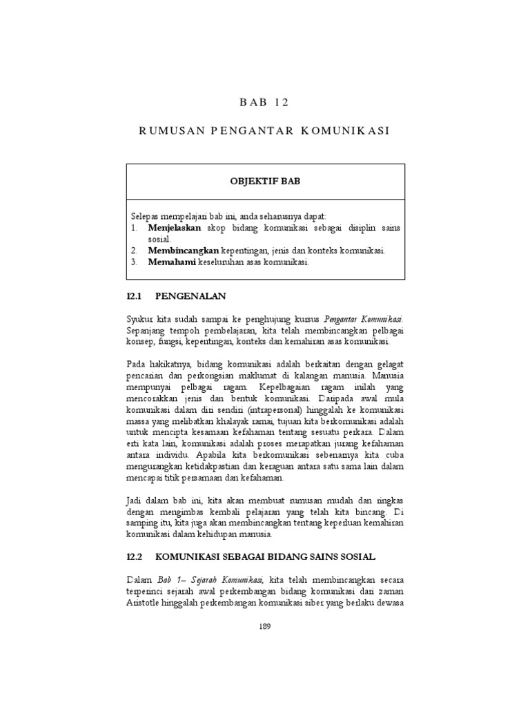 Bab 12 | PDF