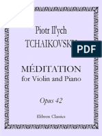 Tchaikovsky - Meditation (Violin and Piano)