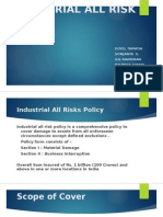 Industrial All Risk Policy and Changes To Be Done