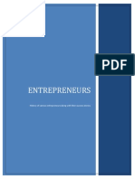 Entrepreneurs: History of Various Entrepreneurs Along With Their Success Stories
