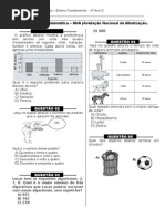 Simulado de Matematica 1Âº Bimestre