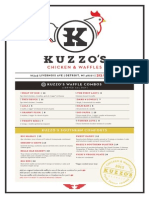 Kuzzo's Menu