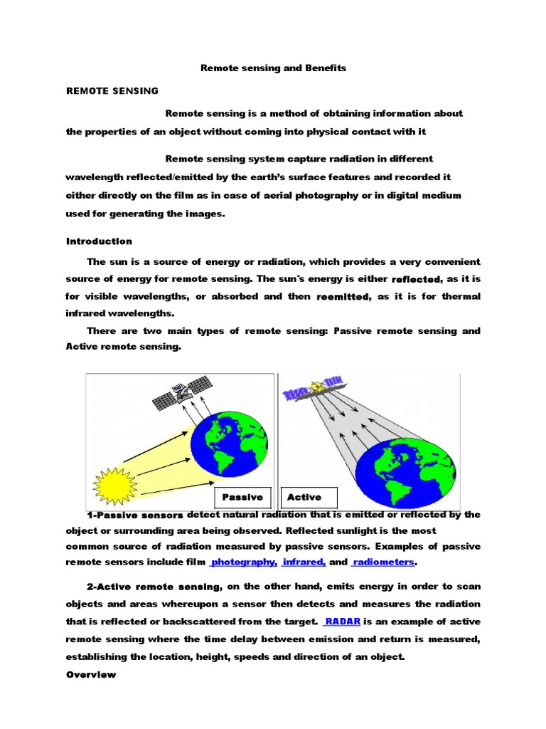 Remote Sensing | PDF | Remote Sensing | Infrared