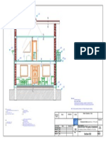 1:50 Sectiune S-02 A02.5 Casa de Locuit P+M, Garaj Si Imprejmuire