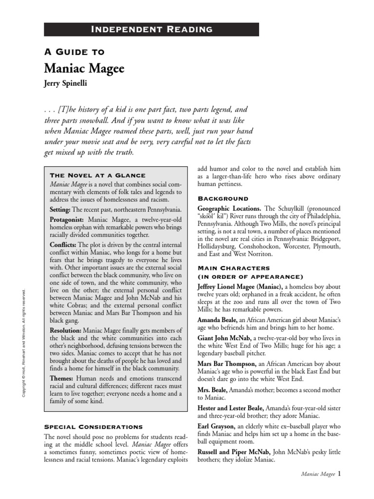 Maniac Magee Movie John Mcnab