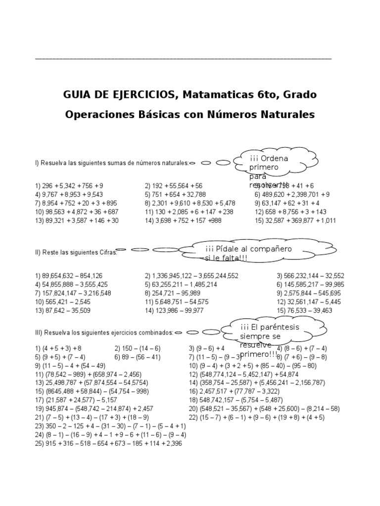 Suma y resta de números enteros fácilmente, image size:768x1024