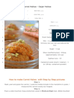 Carrot Halwa Recipe