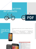 eSpecificAciOnes Del Producto