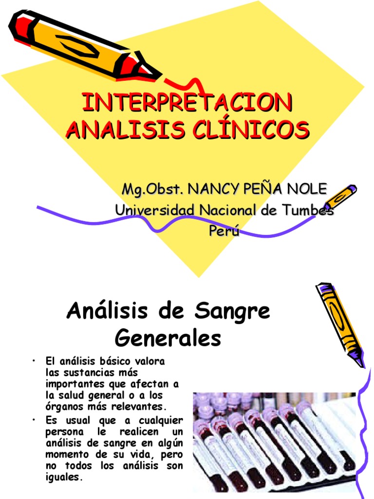 Interpretacion Analisis Clínicos | PDF | Sangre | Leucocito