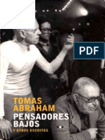 Tomás Abraham - Pensadores Bajos