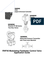 RWF40 Modulating Feedwater Control Valve Application Guide: RWF40 Compact Universal Controller