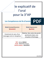 Guide Explicatif de L - Oral Pour La 3 - AP