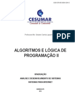 Algoritmo e Lógica de Programação II