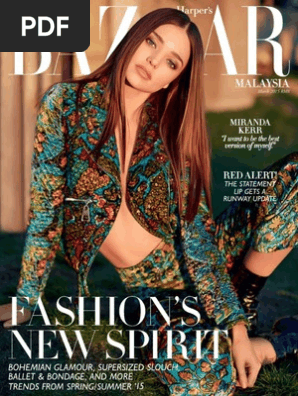 Harpers Bazaar Malaysia March 2015 | PDF | Suit (Clothing) | Fashion 
