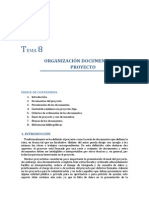 Tema 8. Organización Documental Del Proyecto