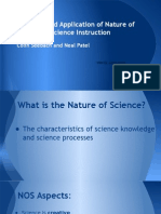 Views and Application of Nature of Science Instruction: Colin Seebach and Neal Patel
