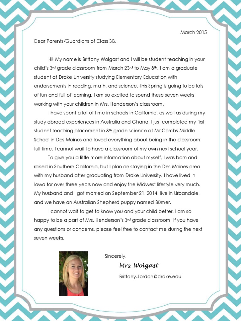 InTASC 10 - Introduction Letter | PDF | Wellness