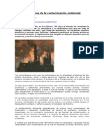 El Problema de La Contaminación Ambiental