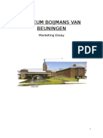 Boijmans Marketing Essay