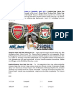 Bursa Pur Puran Bola Arsenal Vs Liverpool 4 April 2015