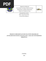 Projeto fonte afundamento de tensão