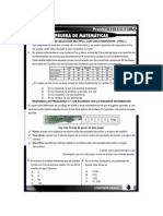 Prueba de Matematicas 03