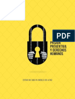 Prisión Preventiva y Derechos Humanos - Estudio de Caso en Cárceles de La Paz