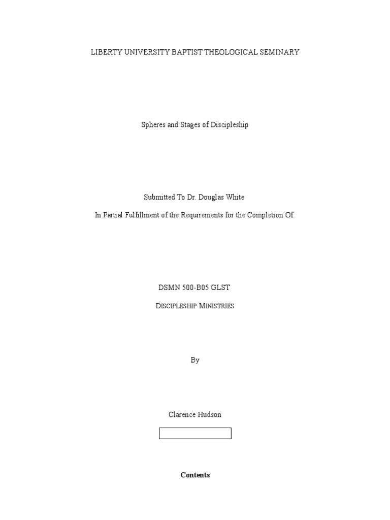 Spheres and Stages of Discipleship | PDF | Disciple (Christianity) | Jesus