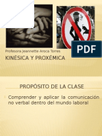 Kinésica y Proxémica