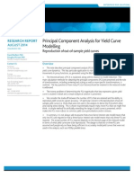 PCA For Yield Curve Modelling