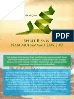 Spirit Bisnis Nabi Muhammad SAW - Bag. 2