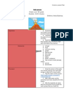 Volcanoes: Grade Level: 4th Grade Duration: 30-45 Minutes Abigail Frauhiger, Emily Brothers, Maria Budreau