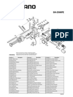 SH-2500FE: Part No. Part No. Part No. Description Description Description