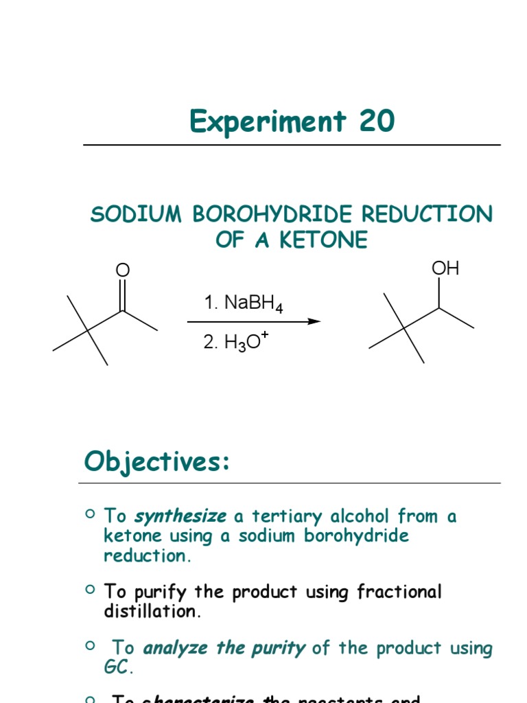 Reduction Of Cyclohexanone Pdf Redox Hydrogen