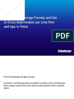 User-Defined Average Porosity and Net-to-Gross Determination Per Zone From Well Tops in Petrel